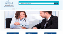Desktop Screenshot of clinicalosangeles.org