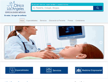 Tablet Screenshot of clinicalosangeles.org